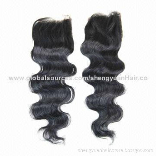 Hot Sale Human Hair Closure, Lace Front Closure Weaves